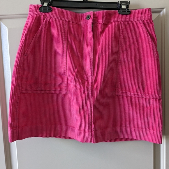 GAP Skirts New Gap Hot Pink Corduroy Skirt 8 Tall Poshmark